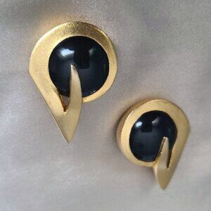 Art Deco John Wolfe Clip On Earrings